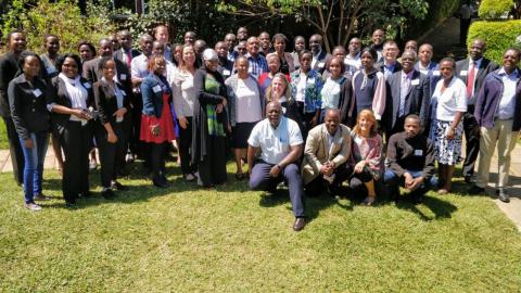 Group shot of workshop participants